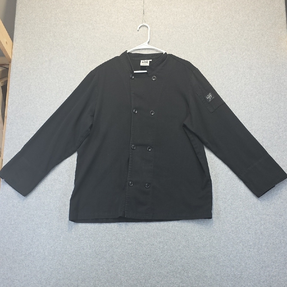 Chef Revival Black Chef Coat Medium Double Breasted Uniform Jacket